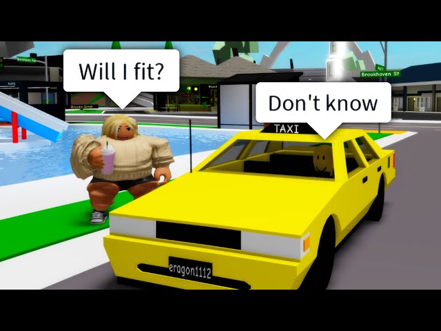 ROBLOX Brookhaven 🏡RP - FUNNY MOMENTS (TAXI 14)