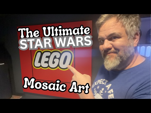(Short version) Giant 3D Printed Lego Mosaic (The Destination) #starwars #bambulab #sovol #lego