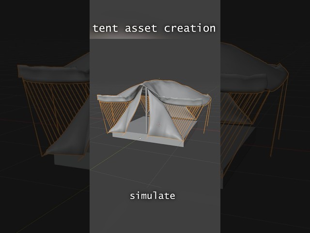 tent asset creation #gamedev #gamedevelopment #indiedev #indiegame #gaming #fps