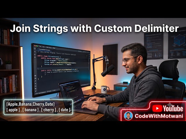 Java 8 Stream API: Join Strings with Custom Delimiter | Java Coding Interview Question
