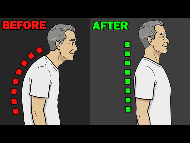 Fix Rounded Posture - The 3 Most POWERFUL Exercises (Ages 50+)