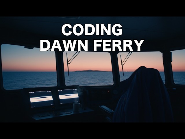 Dawn Ferry Wheelhouse — Pre-Sunrise Chillstep Mix for Coding & Overnight Study Flow [100 Minutes]