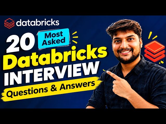 Top 20 Databricks Interview Questions You MUST Know in 2026 | Data Engineer Interview