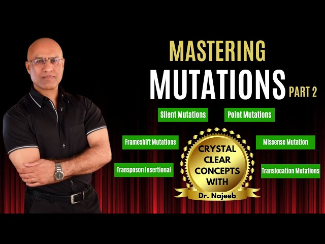 Mutation | Types of Mutations | DNA Genetics | Part 2👨‍⚕️