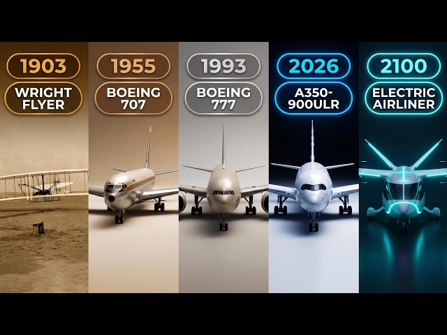 The Evolution of Airplanes | 1903 to 2100