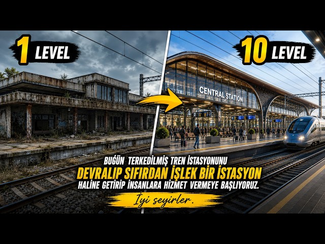 Building My Own Train Station - KUROXGAR - Train Station Project