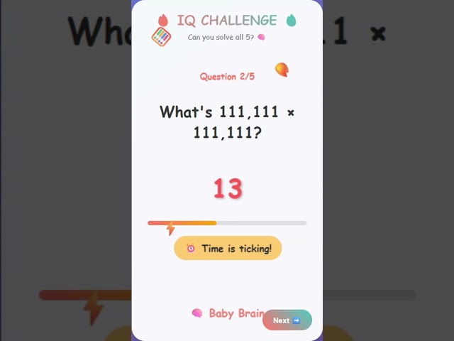 🔥 Only 1% Can Solve All 5 Math Puzzles! (IQ Test Challenge) Part 2