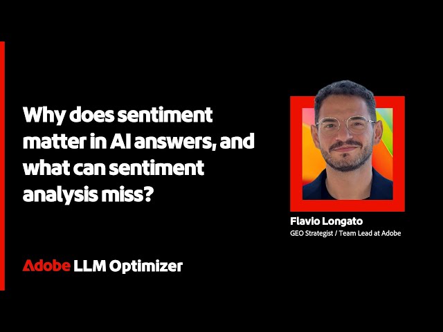 Why Does Sentiment Matter in AI Answers, and What Can Sentiment Analysis Miss?