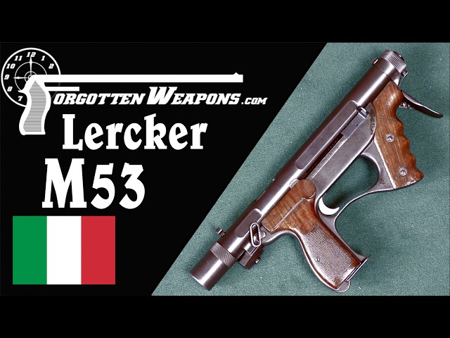 Lercker M53 Experimental .380 Italian SMG (or PDW?)