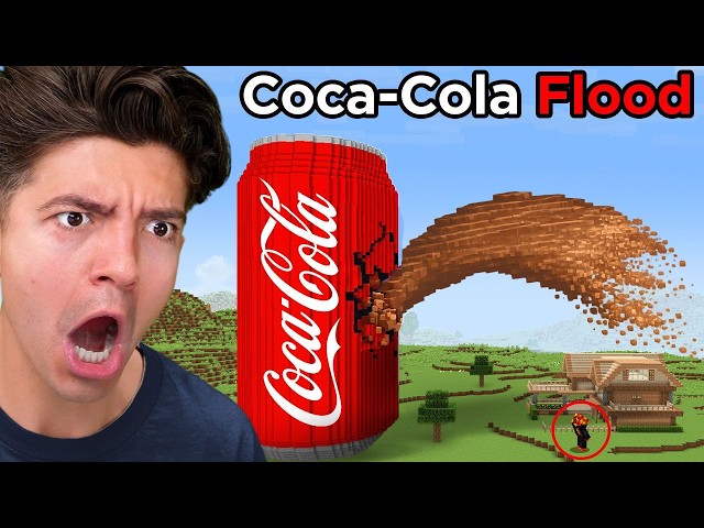 Every Minute COCA-COLA Rises Higher In Minecraft!
