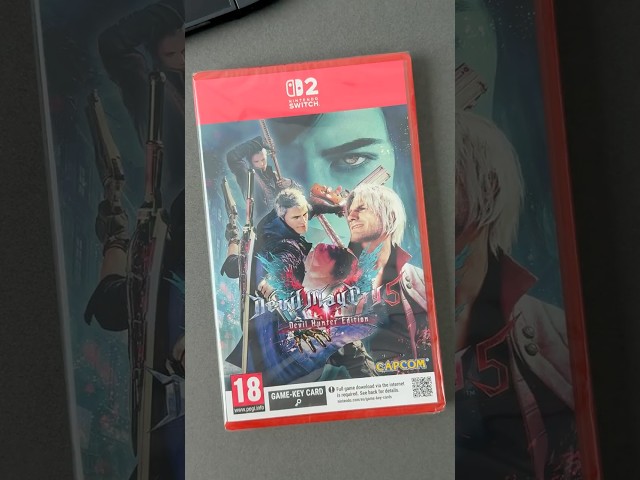 Devil May Cry 5: Devil Hunter Edition Unboxing #devilmaycry5 #nintendoswitch2