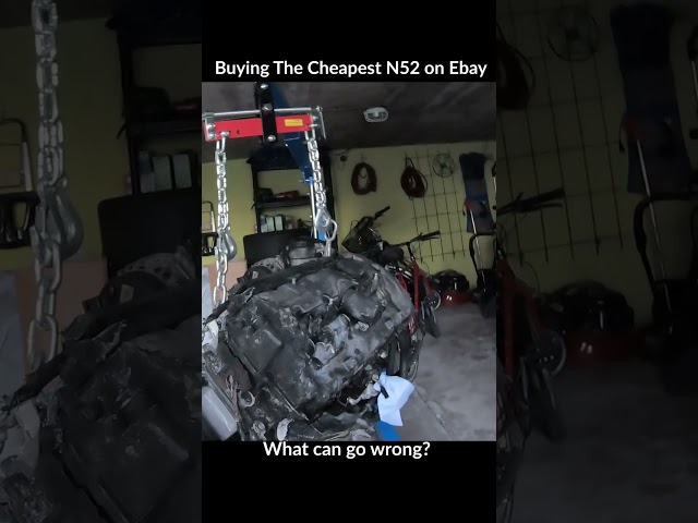 Bought the cheapest BMW N52 engine on ebay. Did I get scammed? #bmwengine #bmwn52