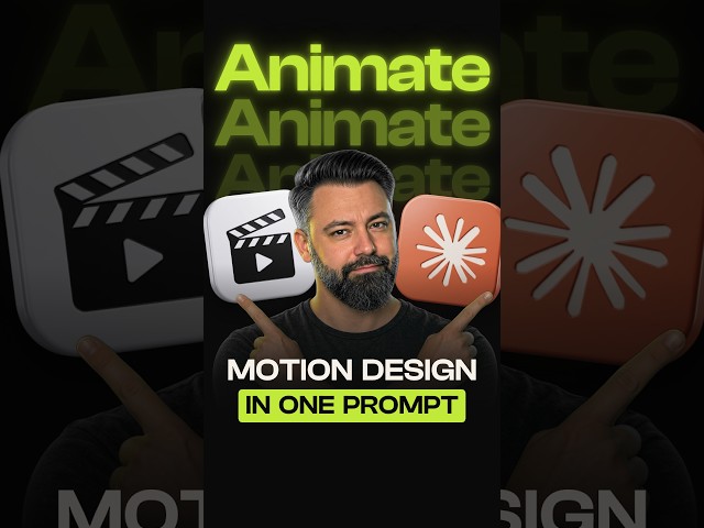 Claude made this animation in ONE prompt #ai #motiongraphics #animation