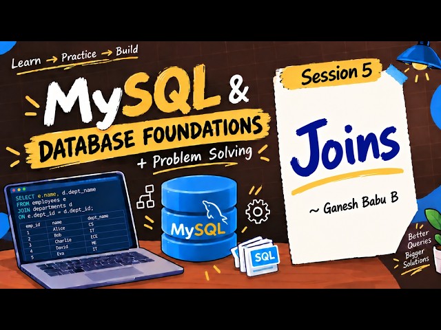 Session - 5 | Joins | SQL and Database Problems