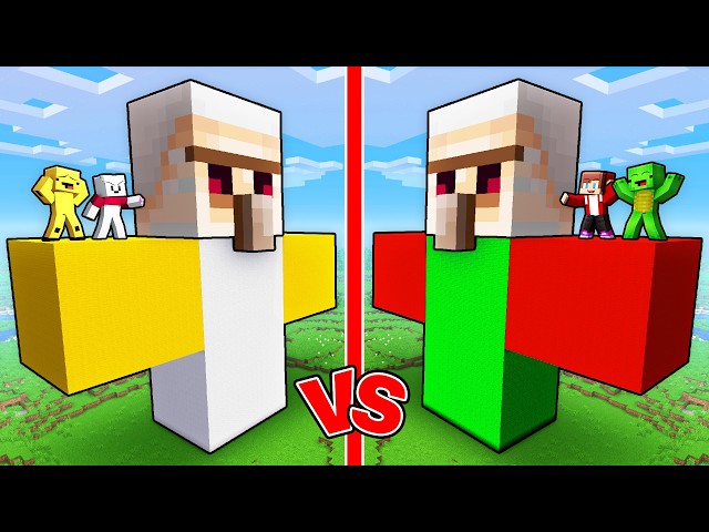 Mikey & JJ: FRIENDS GOLEM BATTLE (Maizen & Minecraft)