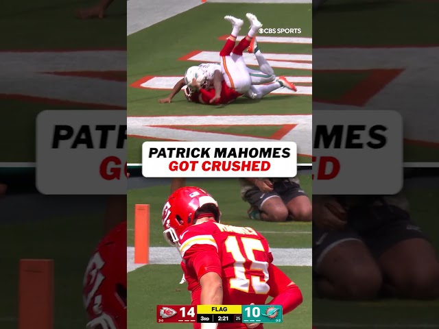 The Dolphins got flagged for roughing the passer