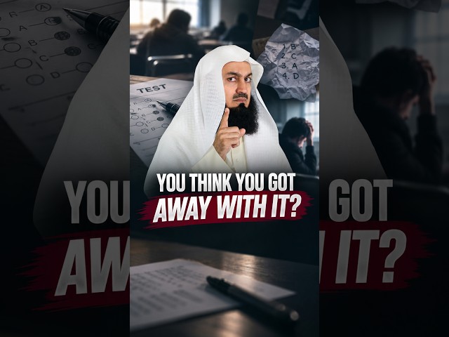 You Think You Got Away With It? #muftimenk #motivation #belief #test #allah #learning