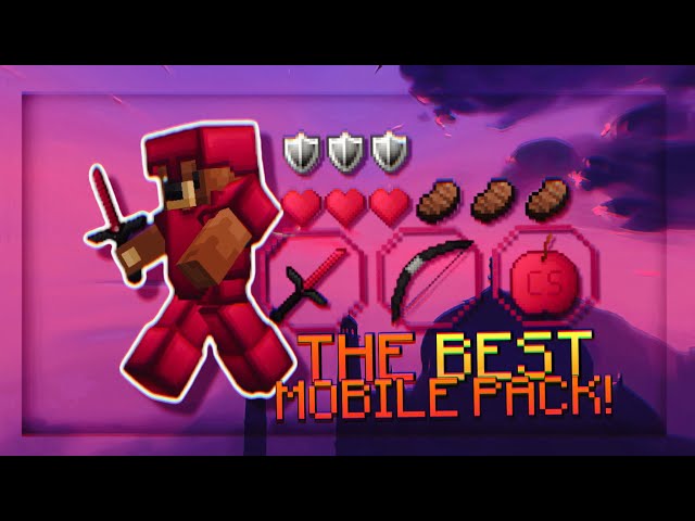 The BEST Mobile PvP Texture Pack // MCPE Hive