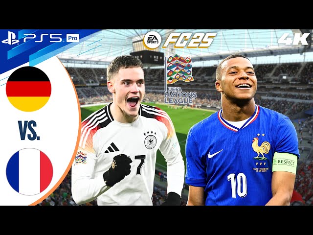 FC 25 - Germany vs. France | UEFA Nations League 3rd Place Final | Full Match | PS5 PRO [4K60]