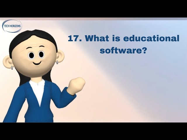 What is Educational Software?