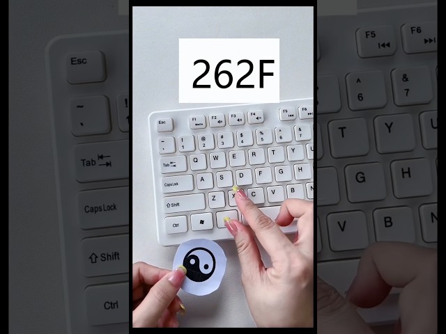 Type 262F then Press Alt + X #computer #keyboard #loptop #tricks #tutorial