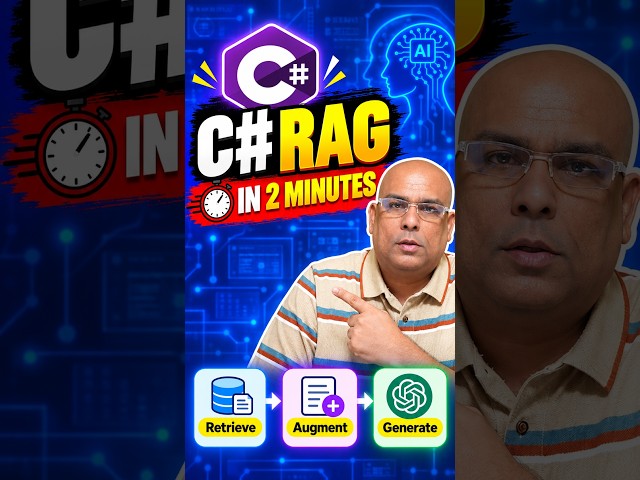 C# RAG Explained Simply | C# AI ML | Retrieve, Augment, Generate