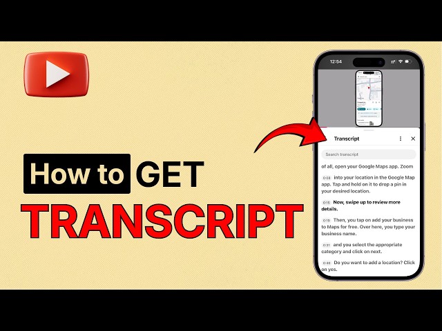 How To Get a Transcript From Any YouTube Video