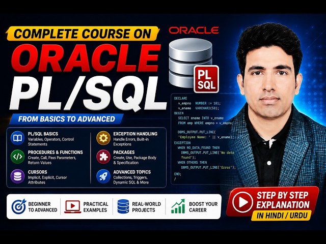 Oracle PLSQL Complete Course Slides