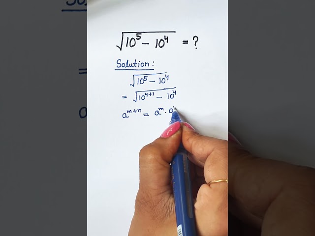 Square Root Simplification Tricks. Radical Problem solution ✍️ #maths #viral #squareroot #math