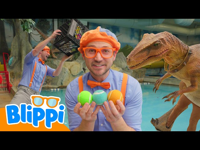 Blippi Meets a Dinosaur | Sink or Float | Educational Videos for Kids