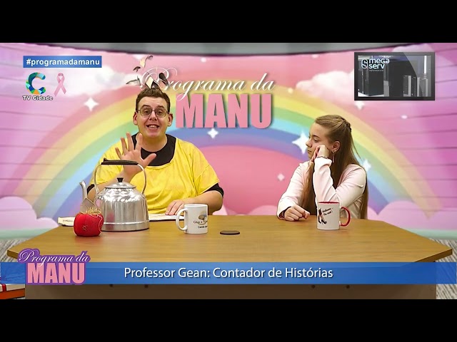 Professor Gean Carlos Pedagogo: Um Contador de Histórias no Programa da Manu