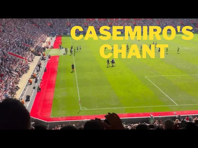 NEW CASEMIRO'S CHANT by Man Untied fans | With Lyrics