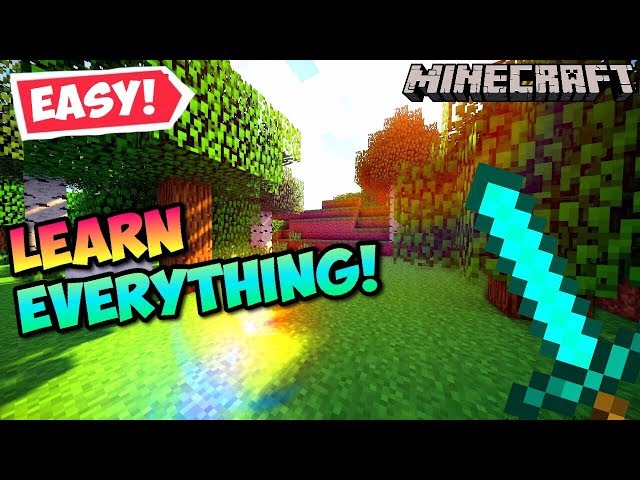 ULTIMATE MINECRAFT STARTER GUIDE! Learn Everything 2019 Tutorial
