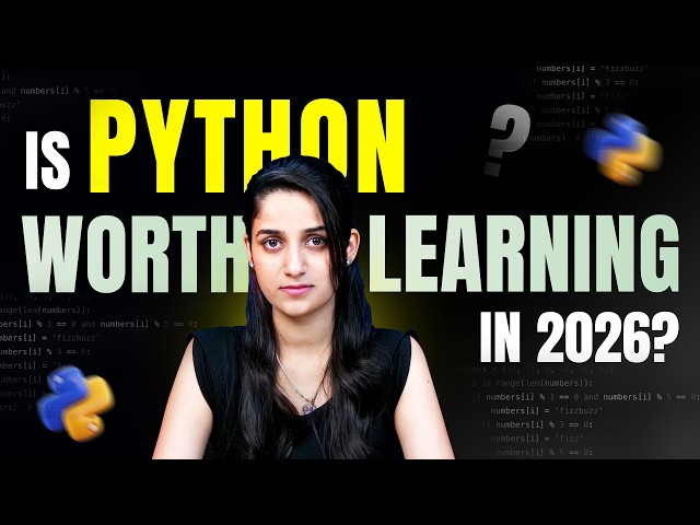 Is Python Worth Learning in 2026 | Python in 2026 Career Roadmap Jobs & Future Scope | Intellipaat