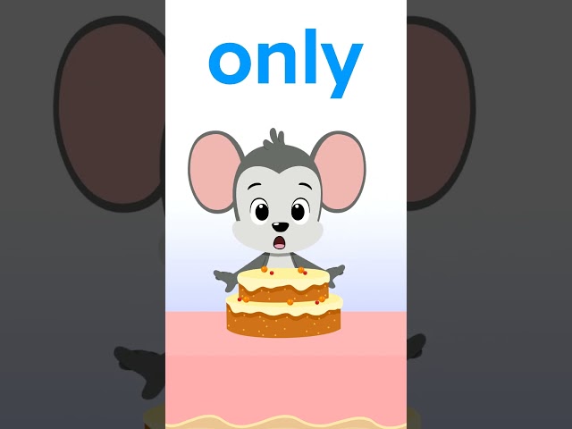 Kindergarten Sight Words: Only | ABCmouse #learning #education #sightwordsforkids #kindergarten
