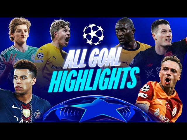 EVERY Champions League Goal From The Knockout Phase Play-Off 1st Leg | Highlights