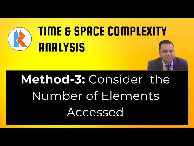 3. Count Number of Elements to Find Time Complexity