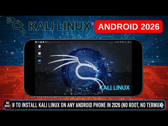 How to Install Kali Linux on Any Android Phone in 2026 (No Root, No Termux)