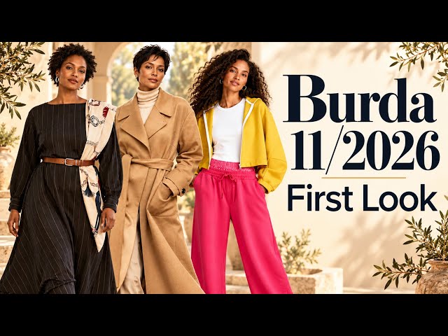 Burda Style 11/2026 FIRST LOOK ✨ November Sewing Patterns Preview 