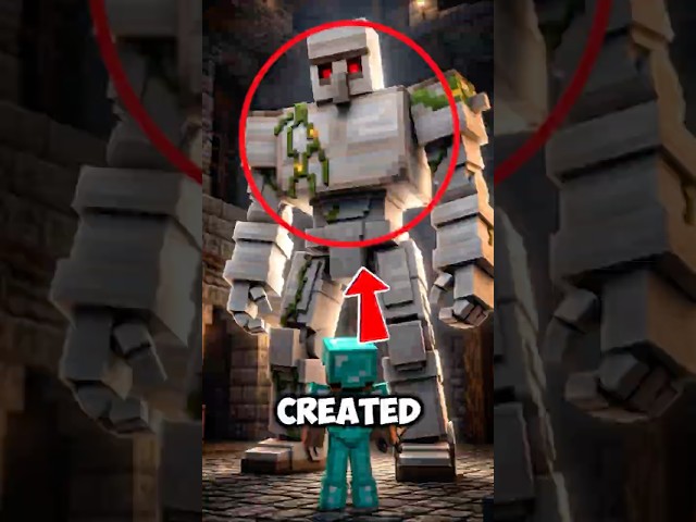 Who Created the FIRST Iron Golem?! 🗿😳 | Minecraft Lore Theory