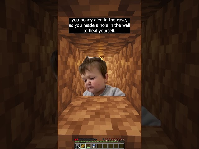 i survived #minecraft #shorts