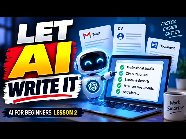 Stop Writing From Scratch: Use AI for Emails, CVs & Documents
