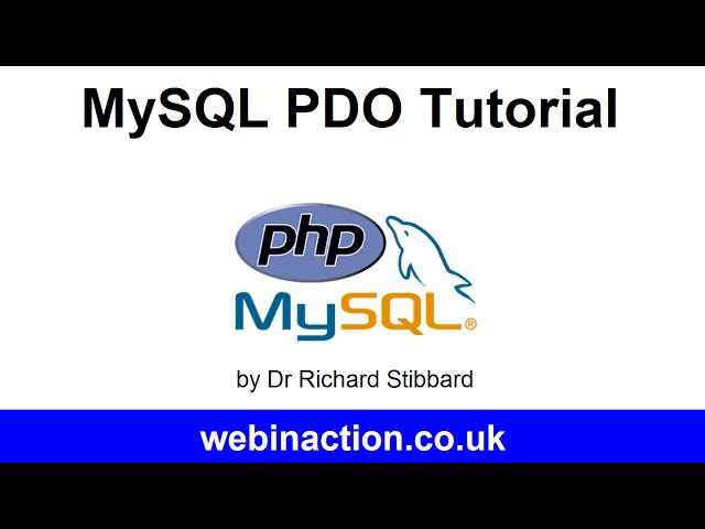 MySQL PDO Tutorial - Introduction