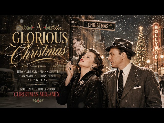 Judy Garland, Frank Sinatra, Dean Martin, Bennett, Williams Golden Age Hollywood Christmas Megamix