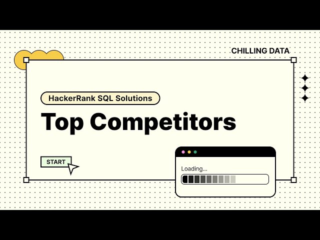 HackerRank SQL Solution - [Top Competitors]