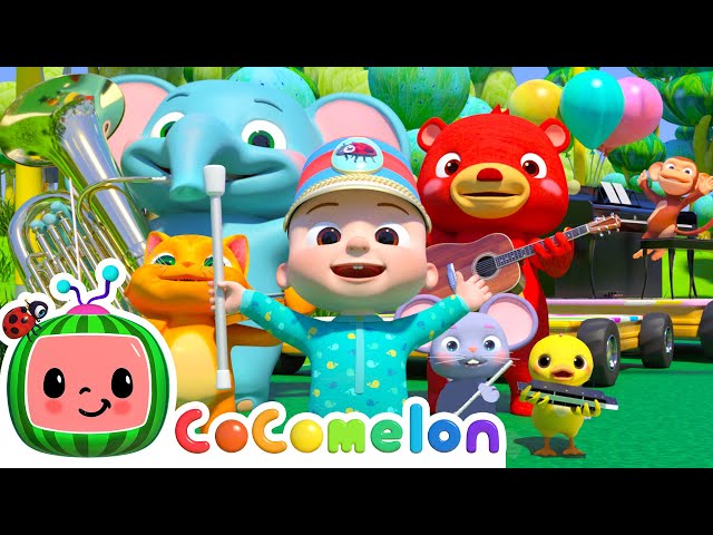 Come Join the Animal Band 🎶 | CoComelon Animal Time | Animal Nursery Rhymes
