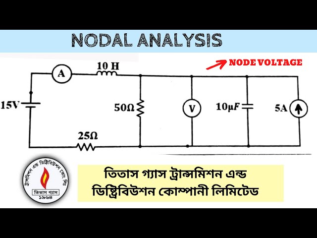 Nodal Analysis Problem || Network Theorems || DC Circuit Analysis || Bangla