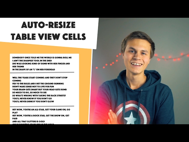 Auto-Resizing Table View Cells! (Swift 3 in Xcode)