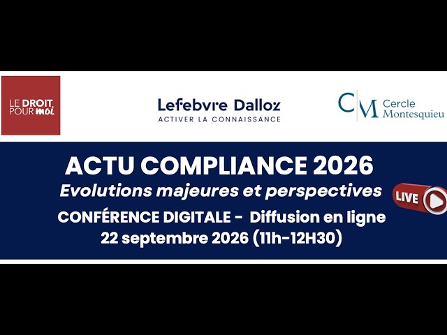 Conference - Compliance News - September 22, 2026