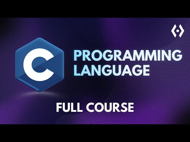 Learn C Programming 2026 | Full Course for Beginners